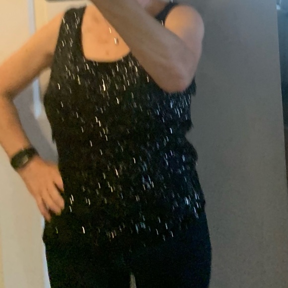 Vintage sequins and beads top - Picture 8 of 11